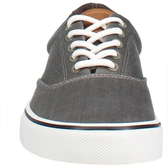 IZOD Men's Canvas Memory Foam Sneakers Grey Size 10.5 NIB - Picture 11 of 16